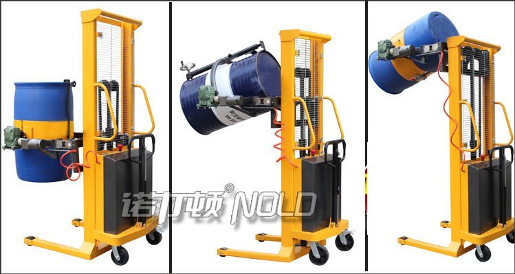 多功能電動油桶翻轉車 多功能電動油桶翻轉車