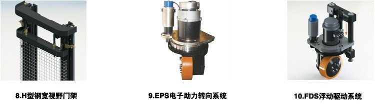 平衡重叉式電動堆高車細(xì)節(jié)圖