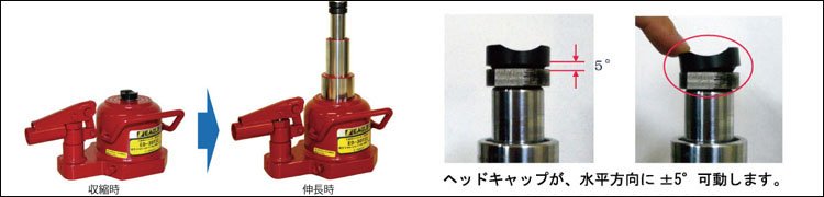 超低三節迷你千斤頂示意圖