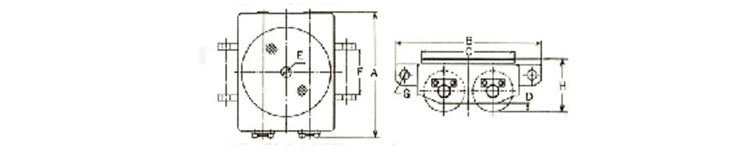 DUW-PK型DAIKI搬運小坦克,DUW-PK型搬運小坦克尺寸圖