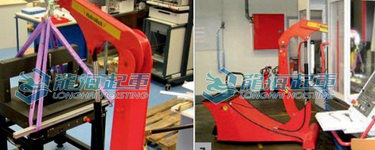 Hydrobull小型電動液壓小吊車應用